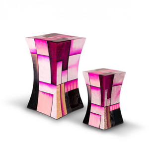 Glasfiber urn - Roze (meerdere maten)