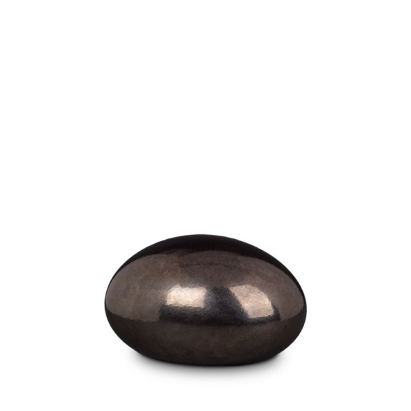 Glazen Urn - Lava Stone Antraciet (groot)