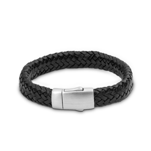 As Armband Leder zwart